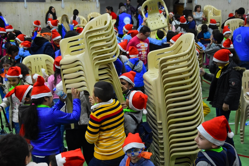 Saint Vincent de paul celebrating Christmas at Jesus & Mary school